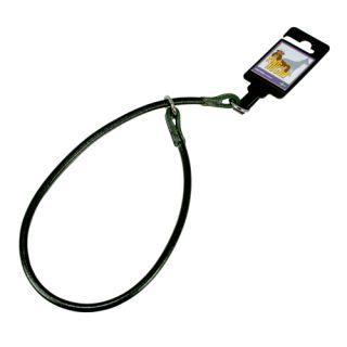 Läderstryp, runt, svart, 10mm x 60cm