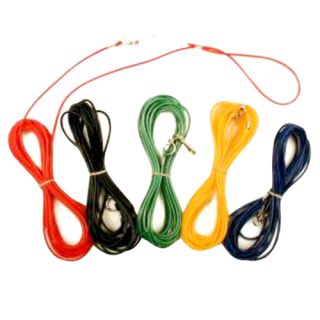 Uppbindningslina av plast, röd, 3 mm x 5 meter