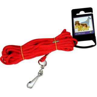 Uppbindningslina av nylon, röd, 3 mm x 5 meter