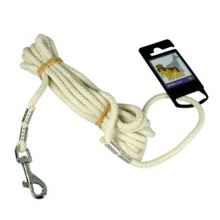 Uppbindningslina av bomull, vit, 6 mm x 5 meter