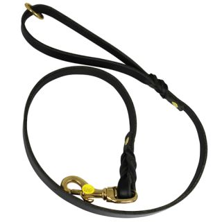 DS Läderkoppel 100cm x 15mm, Svart