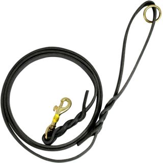 DS Läderkoppel 150cm x 12mm, Svart