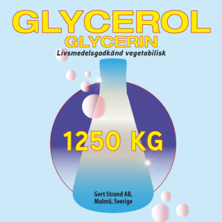 Glycerin (Glycerol) 1250 kg, livsmedelskvalitet