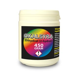 Oxalsyra dihydrat teknisk 450 G Biodlarvänlig