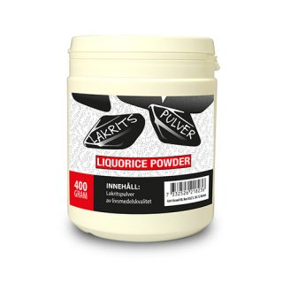 Lakritspulver till livsmedel och godis, 400 G