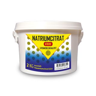Natriumcitrat (Trinatriumcitrat) livsmedelskvalitet 2 kg