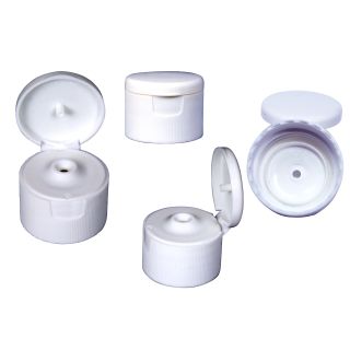 Flip top kapsyl 2000-pack kontätning 3mm hål vit 28 mm