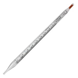 Mätpipett 10ml 1/10ml gradering 29cm hårdplast