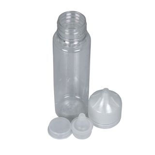 Shortfill PREMIUM plastflaska 60 ml med kapsyl o pip förmonterade