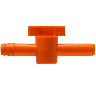 Plastkran ställbar för plastslang, 15 mm diameter på slanganslutningen