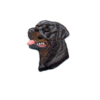 Brodyrmärke Rottweiler head without text