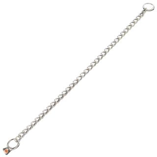 SP Strypkedja, rostfritt stål, runda länkar, vridna 55 cm, 3.0mm