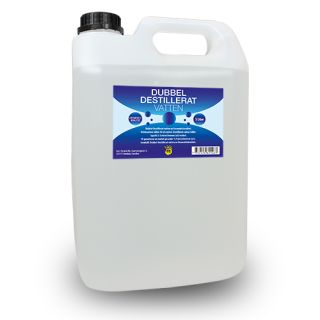 Dubbel-Destillerat vatten 5 Liter