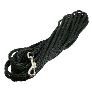 Spårlina "vanlig" svart, flätad 8 mm x 15 m